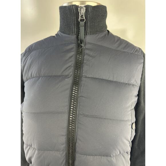 James Perse x Yosemite Mixed Media Jacket Zip Puffer Black Size 1 US Small - Picture 6 of 16